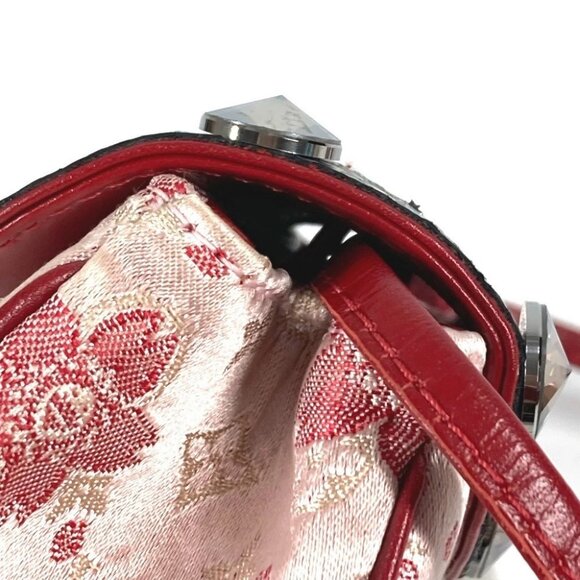 LOUIS VUITTON M92588 Monogram Satin Cherry Blossom Griotte Pochette Shoulder Bag - Picture 10 of 14